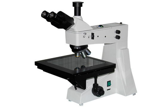Halogen Lamp Upright Trinocular Metallurgical Microscope with DIC and Infinity System