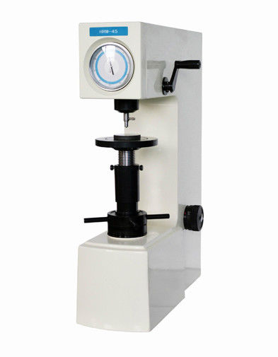 China Vertical 175mm Manual Load Rockwell Hardness Test Equipment With 0.5HR Resolution supplier