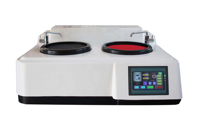 Touch Screen Double Disc Metallographic Grinding and Polishing Machine