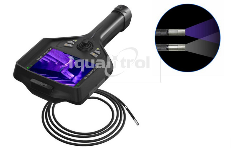 Double Light Ultraviolet Fluorescence Endoscope for Inspection of