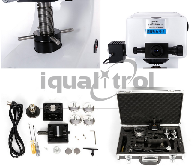 Motorized Turret Vickers Hardness Tester with Max Force 10Kgf Support Hardness Conversion