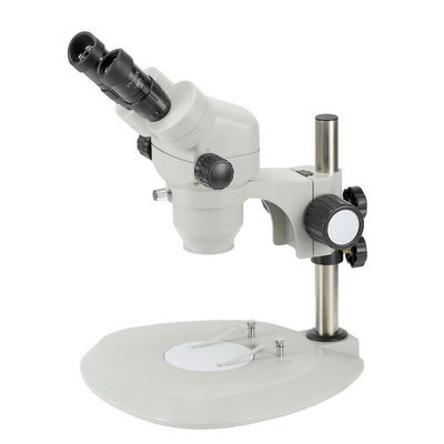 China High Eye Point Stereo Zoom Microscope Wide Field Eyepiece Magnification 7X - 45X supplier