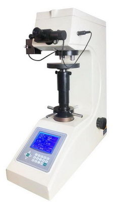 China Digital Eyepiece MANUAL Turret Weights Loading Vickers Hardness Testing Machine with Large LCD supplier