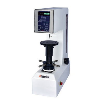 China Digital Display Touch Controller Plastic Rockwell Hardness Tester with Throat depth 165mm supplier