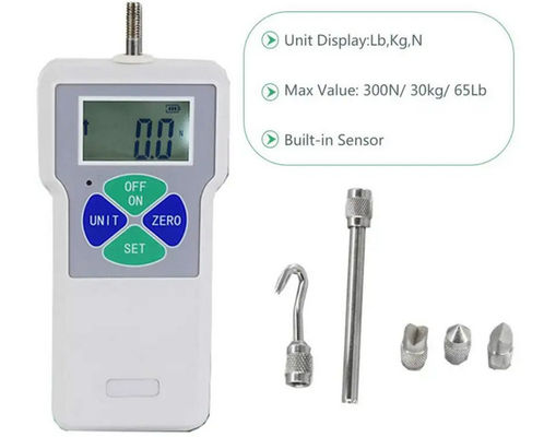 Easy Reading Portable Digital Push Pull Force Gauge with Battery Over Load Protection