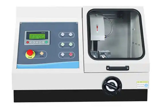 Precision Automatic Metallographic Cutting Machine 3.3KW Speed 2100rpm Water Cooling