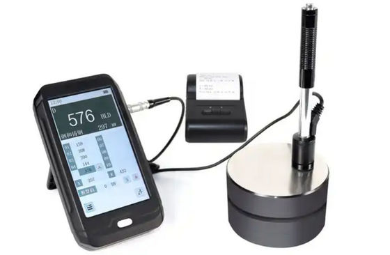 Touch Screen Leeb Portable Hardness Tester Machine With Large LCD Support Wireless Printing
