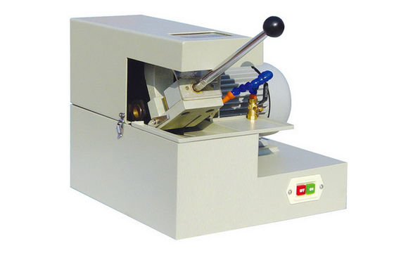 China Water Cooling Manual Metallographic Abrasive Cutting Machine Section Diameter 30mm supplier