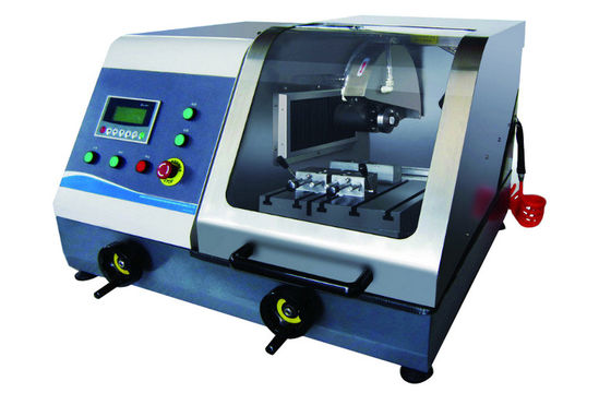 China Manual and Automatic Metallographic Cutting Machine with Max Section Diameter 100mm supplier