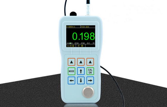 China Range 0.25mm-27mm Echo Mode Ultrasonic Thickness Gauge with OLED Screen Resolution 0.001mm supplier