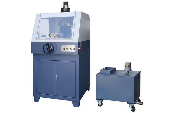 China Irregular Round Cylinder Metallographic Manual Abrasive Cutting Equipment with Cooling System supplier