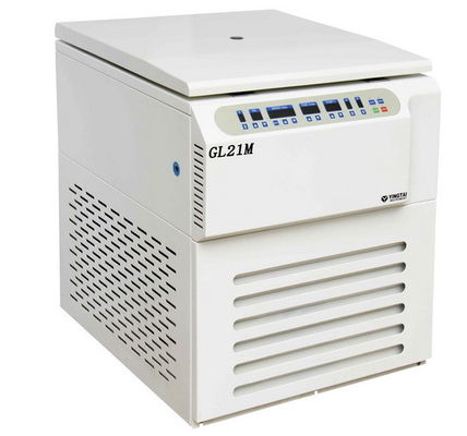 Double cycle cooling GL21M High Speed Refrigerated Centrifuge precise temperature control