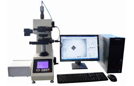 China Software Control Half Automatic Micro Vickers Hardness Testing Machine 400x Magnification supplier