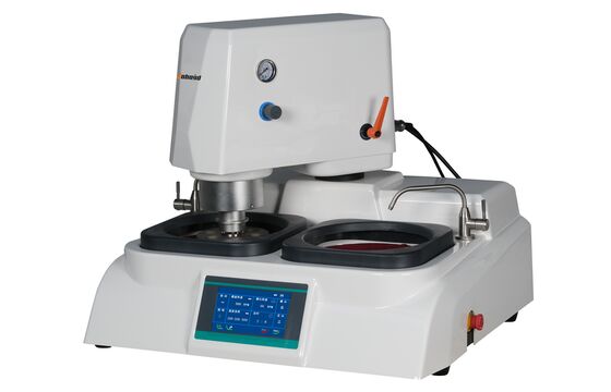 Double Disc 250mm Stepless Speed Automatic Grinding Polishing Machine Touch Controller