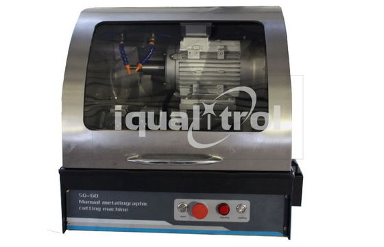 China Overheating Protection Manual Metallographic Cutting Machine with Recycling Water Cooling supplier