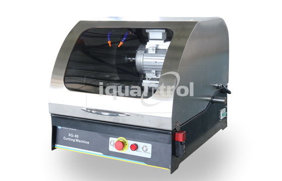 China Max Section 80mm Metallographic Cutting Machine 3000W Water Cooling supplier