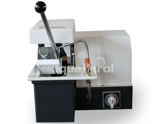 China Cut Diameter 50mm Easy Operation Manual Metallographic Cutting Machine for Lab Using supplier