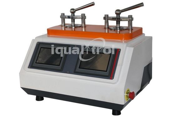 China Touch Controller Double Stations Automatic Metallographic Mounting Press with Water Cooling supplier