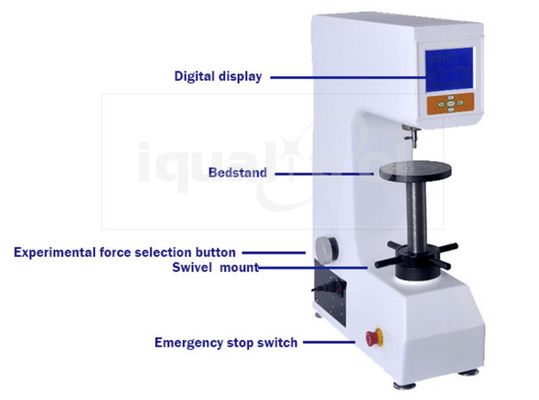 China Motorized Loading Digital Superficial Rockwell Hardness Tester with Mini Printer supplier