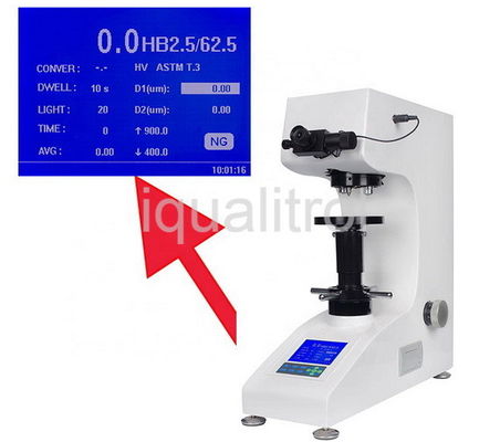 China Digital Display Automatic Turret Low Load Brinell Hardness Tester Max Force 62.5Kgf supplier