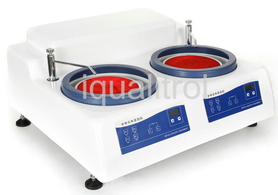 Stepless Speed Double Disc Manual Grinding Polishing Machine with Two Motors Control