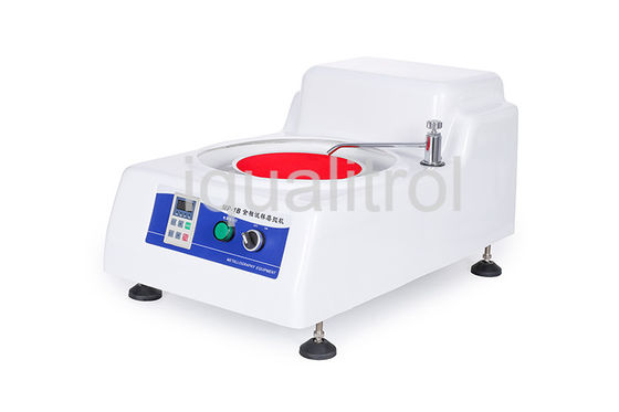 Single Disc Metallographic Sample Preparation Grinder and Polisher Stepless Speed 50-1000rpm