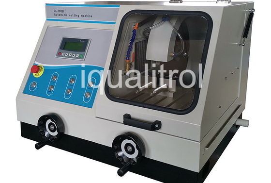 China Manual / Auto Metallographic Cutting Machine with Water Cooling Tank Cut Off Wheel Machine supplier