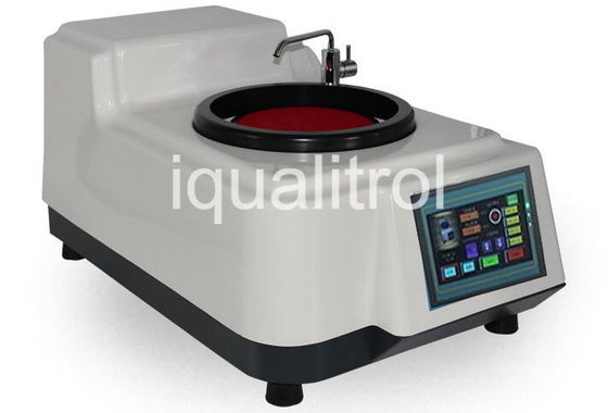 China Touch Screen Stepless Speed Metallographic Grinding and Polishing Machine Single Disc supplier
