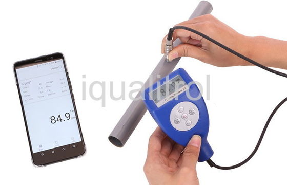 China Film Zinc Plating Thickness Gauge , LCD Display Digital Coating Thickness Gauge supplier