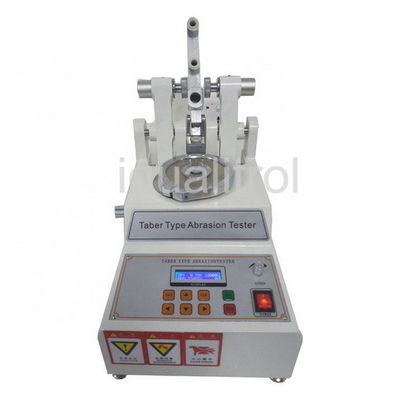 China Digital Display Taber Abrasion Tester for Leather Cloth and Rubber Testing supplier