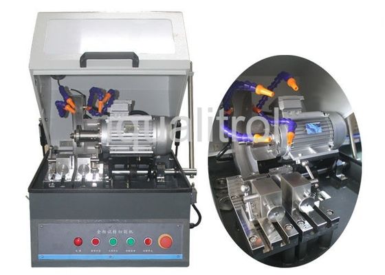 China Manually Operated Metallographic Sample Preparation Abrasive Cutter with Safety Device supplier