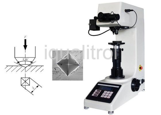 China CE Certified Manual Turret Digital Vickers Hardness Testing Machine with Diamond Indenter supplier