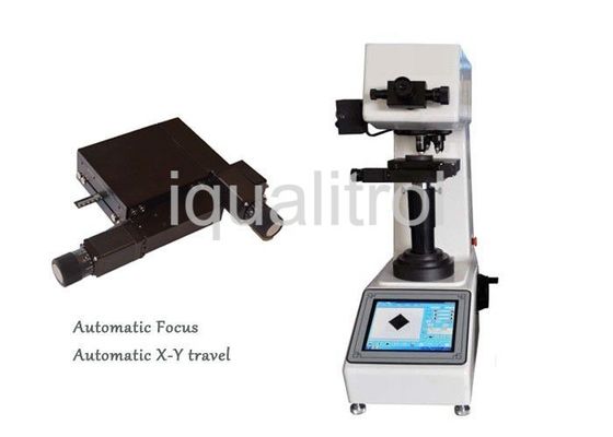 China Automatic Turret Touch Screen Vickers Hardness Testing Machine 5Kgf Built-in Vickers Software supplier