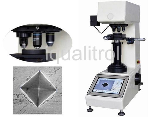 China Touch Computer Digital Micro Hardness Tester 0.0625μm With Built In Vickers Software supplier