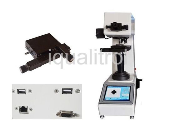 China Automatic Stage Moving Micro Vickers Knoop Hardness Tester with 2 Indenters and 3 Objectives supplier
