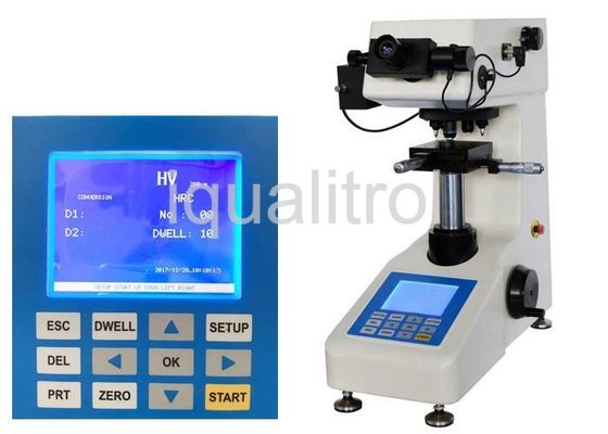China Large LCD Automatic Turret Micro Vickers Knoop Hardness Tester with Thermal Printer supplier