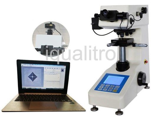 China Dual Indenter Large LCD Micro Vickers Hardness Testing Equipment with Motorized Turret supplier
