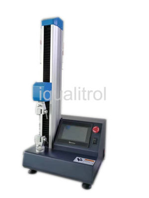 China Max Capacity 100Kgf LCD Display Single Column Tensile Testing Machine with Stroke 600mm supplier