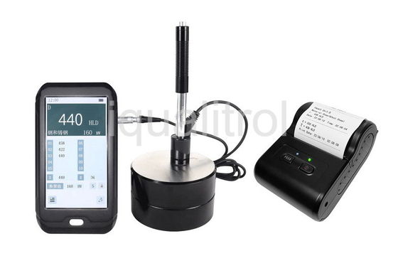 Touch Screen Leeb Portable Hardness Tester Machine With Large LCD Support Wireless Printing
