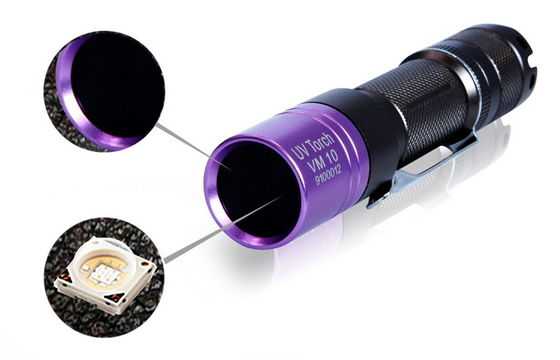 China 3W Portable Ultraviolet UV Lamp For Fluorescence Penetrant Testing / Leak Detection supplier