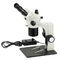 High Contrast LED Coaxial Illumination Trinocular Stereo Microscope with Magnification 18X-65X supplier