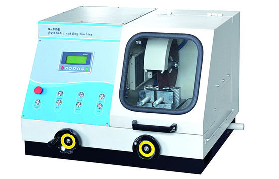 Precision Automatic Metallographic Cutting Machine 3.3KW Speed 2100rpm Water Cooling