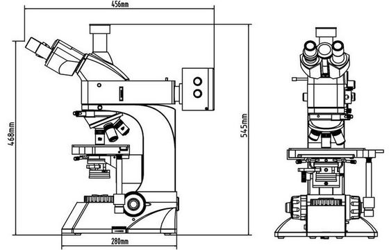 DIC Differential Interference Contrast Microscope iMet-216DIC With UIS Optical System