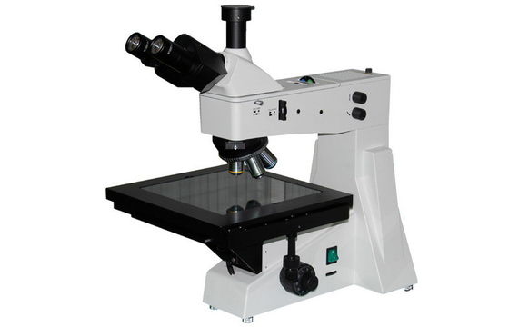 Halogen Lamp Upright Trinocular Metallurgical Microscope with DIC and Infinity System supplier