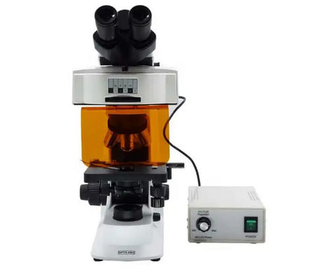 L1501 Reflected Fluorescence Microscope With Halogen Lamp Brightness Control