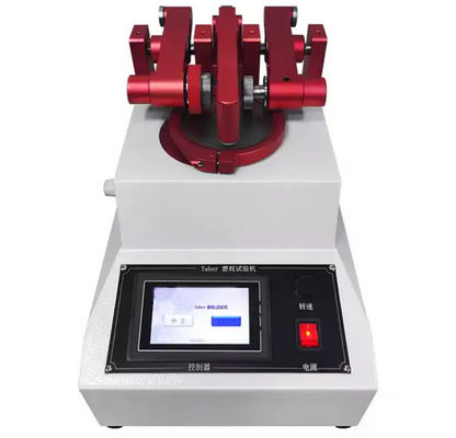 70rpm Rotation Leather Rubber Testing Taber Abrasion Tester With Touch Screen Controller