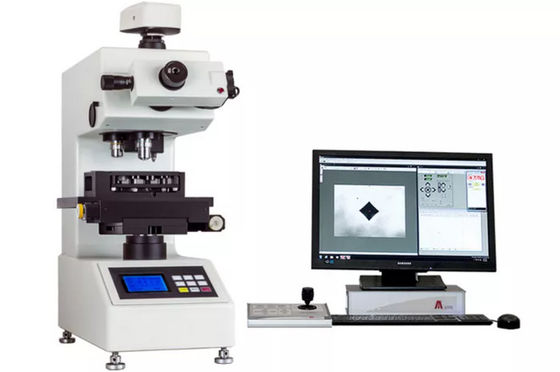 Motorized Turret Micro Vickers Hardness Tester for Brittle Hard Materials with HV Knoop Indenter