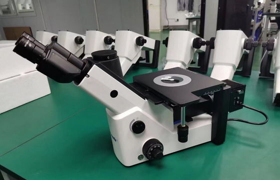 Trinocular Inverted Metallurgical Microscope LM-2000A With Kohler Reflected Illumination