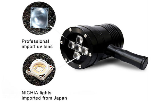 365nm UV Lamp Pure UV-A Light NICHIA Lamp Beads Finland Lens for Fluorescent Leak Detection