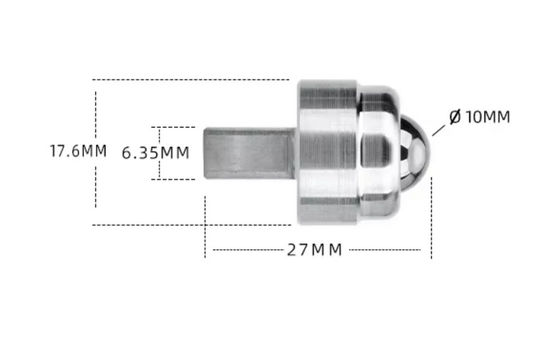 Brinell Tungsten Carbide Ball Indenter for IQUALITROL Brinell Hardness Testers